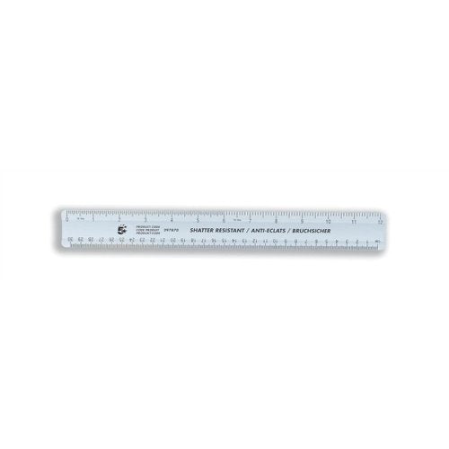 5 STAR OFFICE RULER PLASTIC SHATTER-RESISTANT METRIC IMPERIA