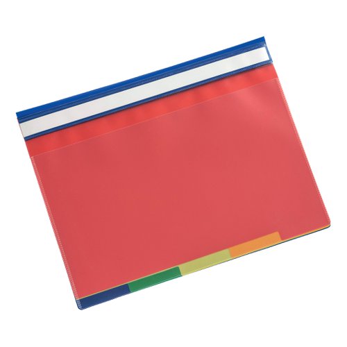 5 STAR OFFICE PART FILE 5-PART COLOURED TABS A4 CLEAR