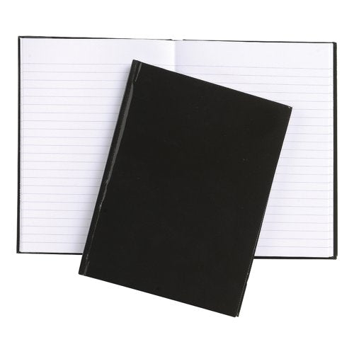 5 STAR OFFICE NOTEBOOK CASEBOUND 70GSM RULED 192PP A6 BLACK