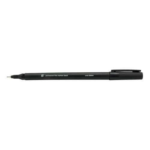 5 STAR OFFICE PERMANENT MARKER FINE TIP 0.5MM LINE BLACK (PA