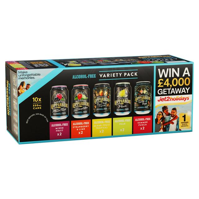 KOPPARBERG FRUIT CIDER ALCOHOL FREE VARIETY PACK (330ml) x 10