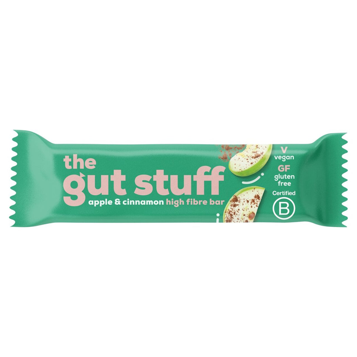 THE GUT STUFF GOOD FIBRATIONS APPLE & CINNAMON BAR (35g) x 12
