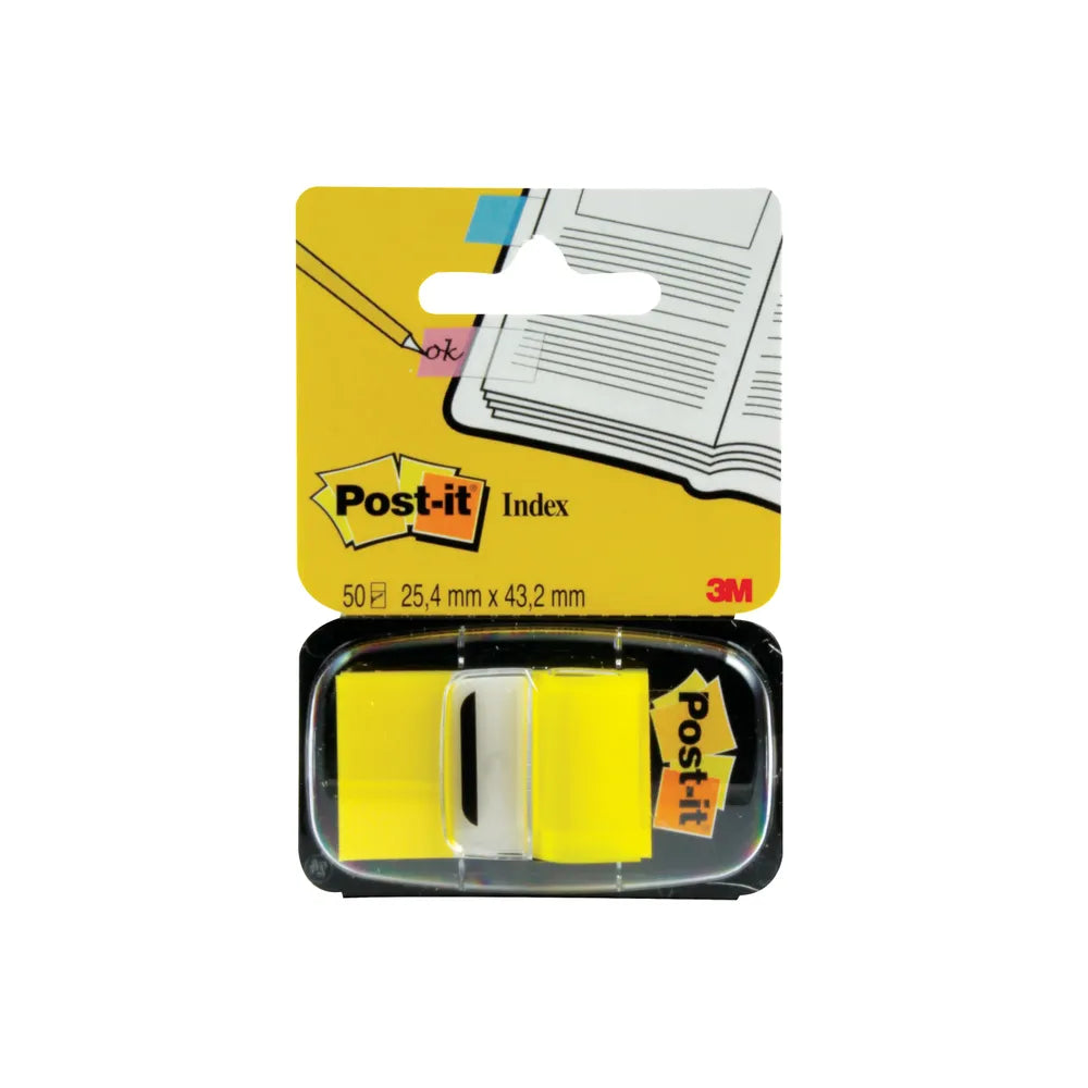 POST-IT YELLOW INDEX TABS (25mm) x 600