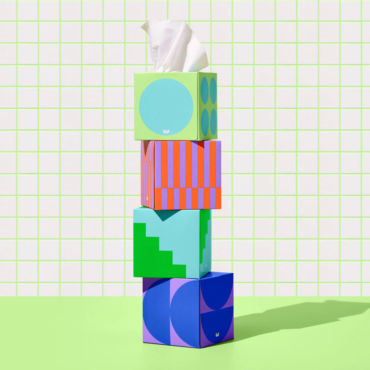 WHO GIVES A CRAP COLLECTION CUBE TISSUES (66 tissues) x 12