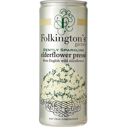 FOLKINGTONS ELDERFLOWER PRESSE CANS (250ml) x 12