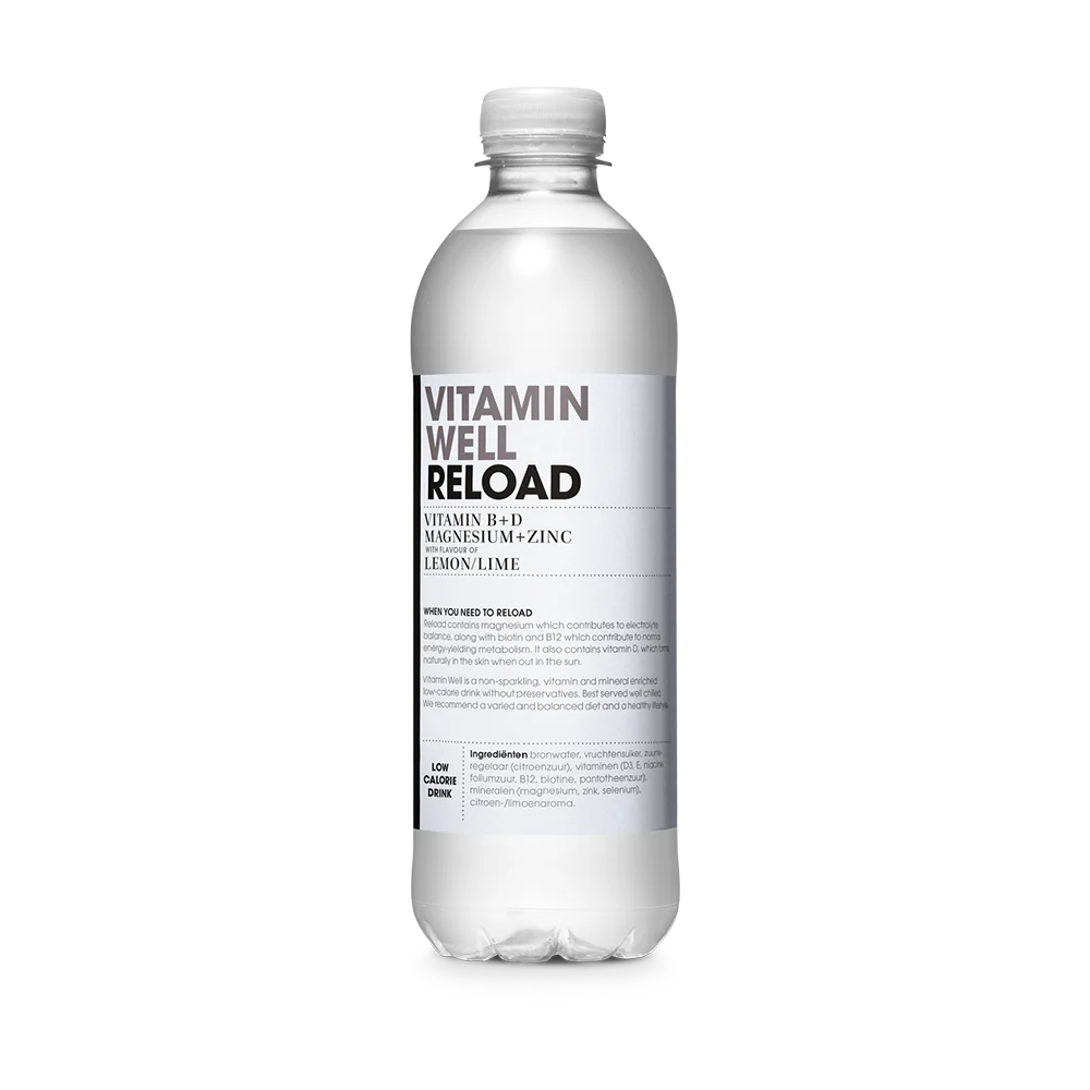 VITAMIN WELL RELOAD LEMON & LIME DRINK (500ml) x 12