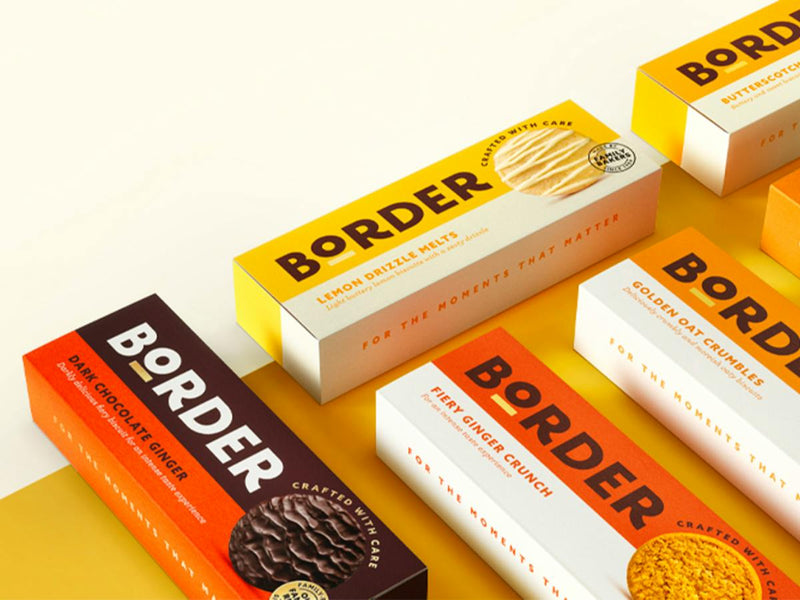 60+ kinds of biscuits including sweet and savoury varieties and assortment boxes from brands such as Cadburys, McVities, Lyell’s, Crawford’s, Fox’s, Jacob’s, Bronte and Border