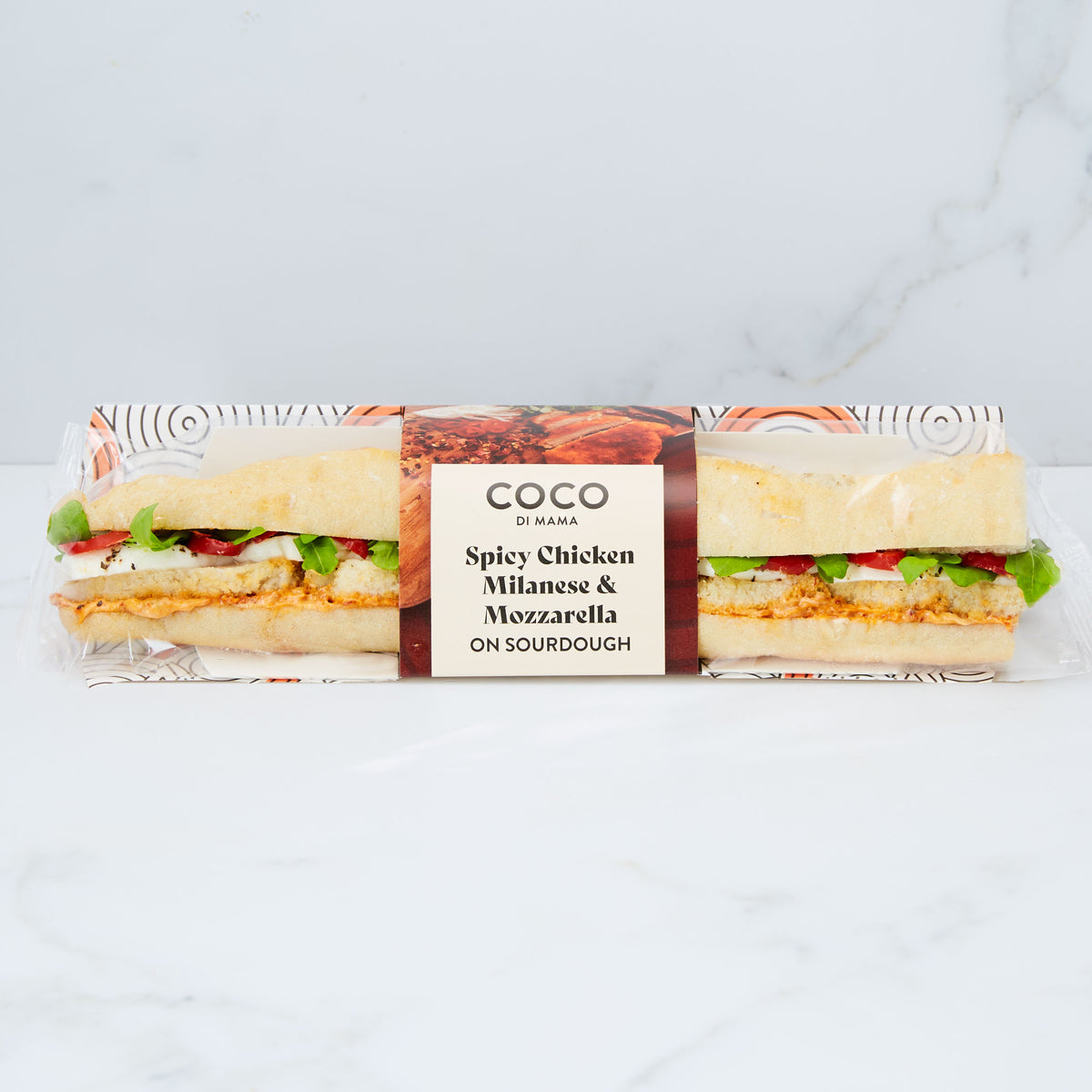 SPICY CHICKEN MILANESE & MOZZARELLA HALF BAGUETTE