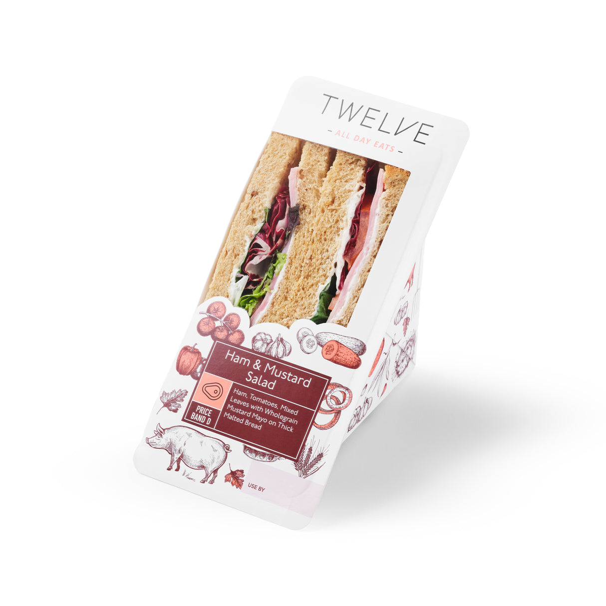 HAM & MUSTARD SALAD SANDWICH