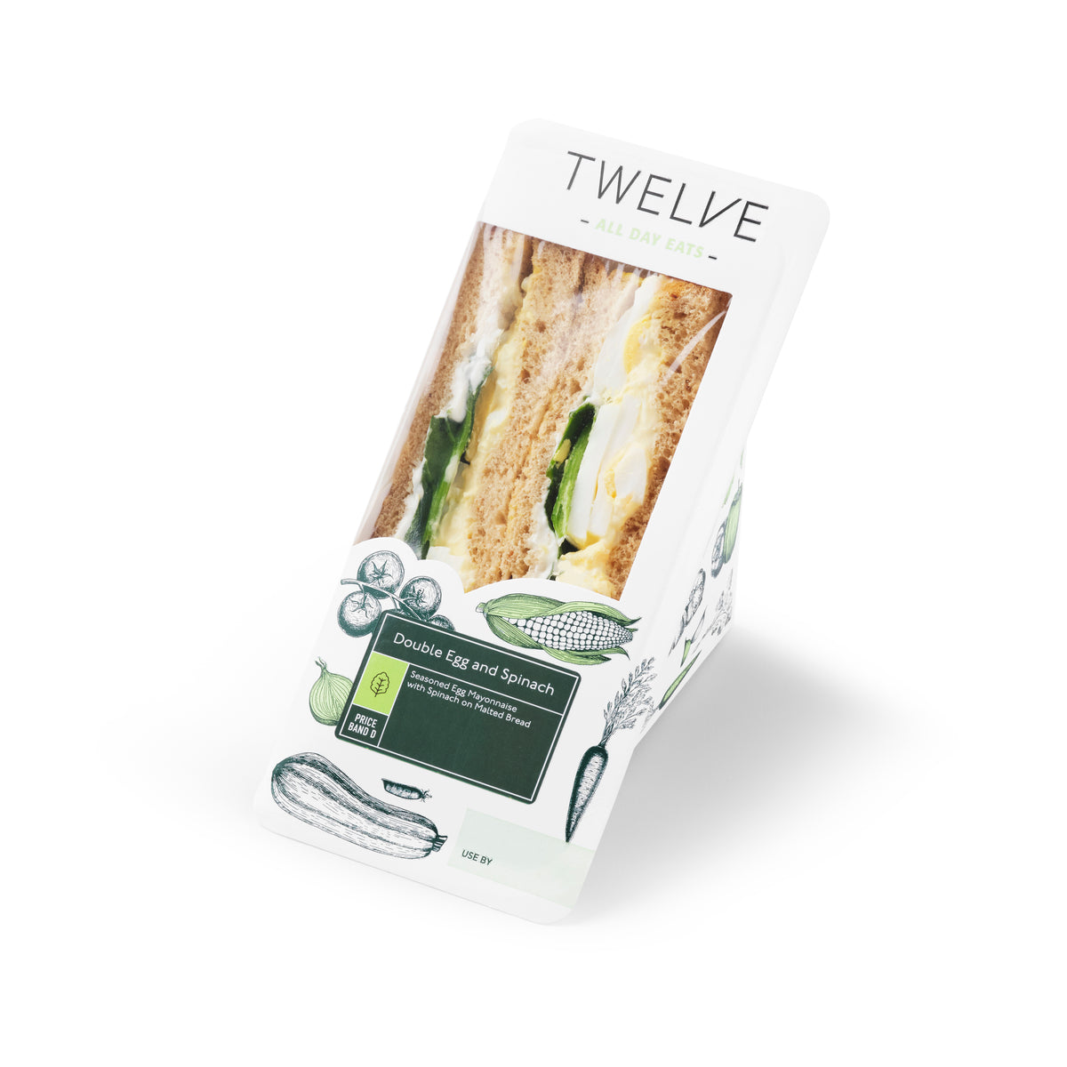 FREE RANGE EGG & SPINACH SANDWICH