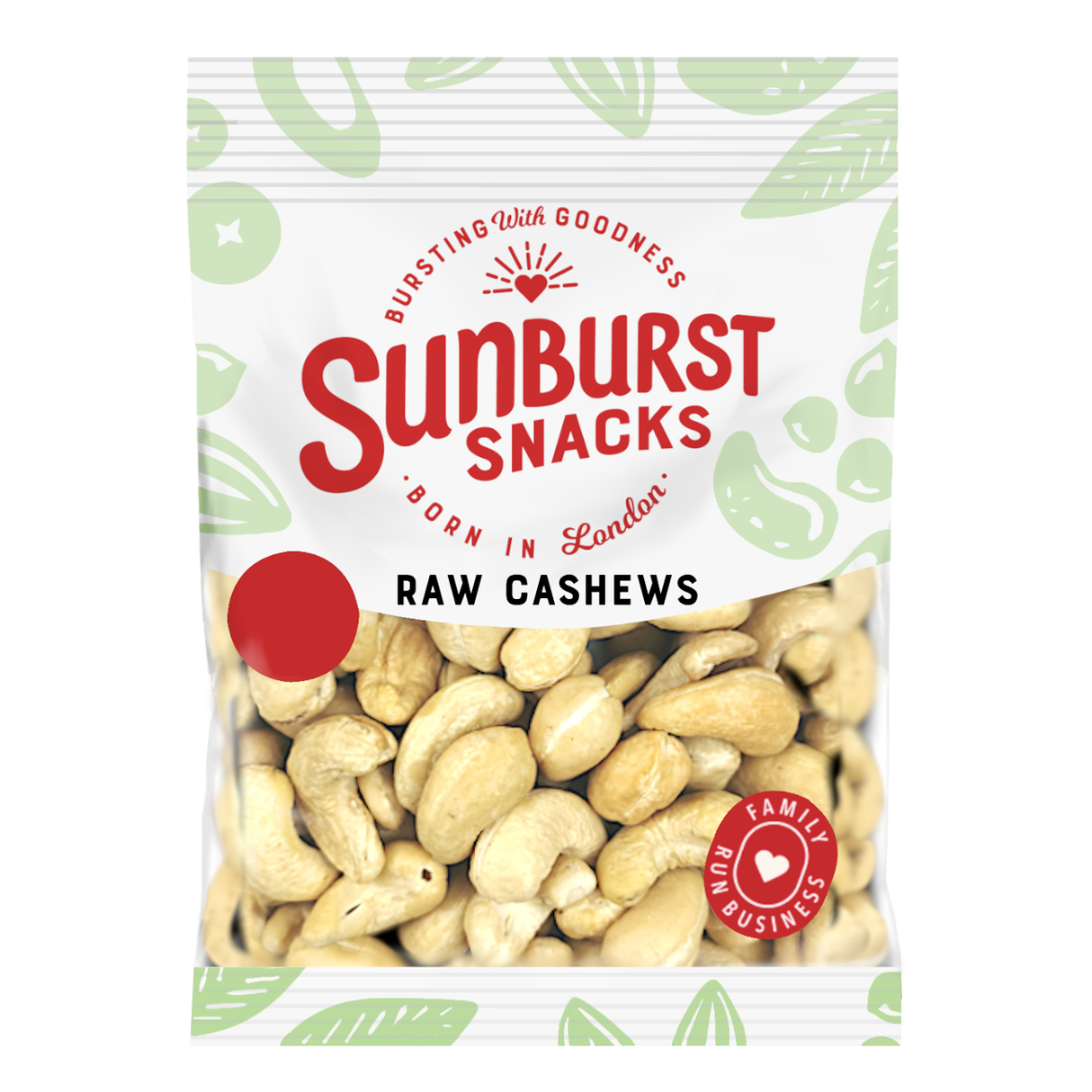 SUNBURST RAW CASHEWS (50g) x 14