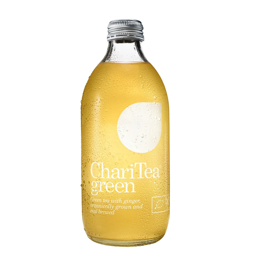 CHARITEA GREEN TEA WITH GINGER & HONEY (330ml) x 12
