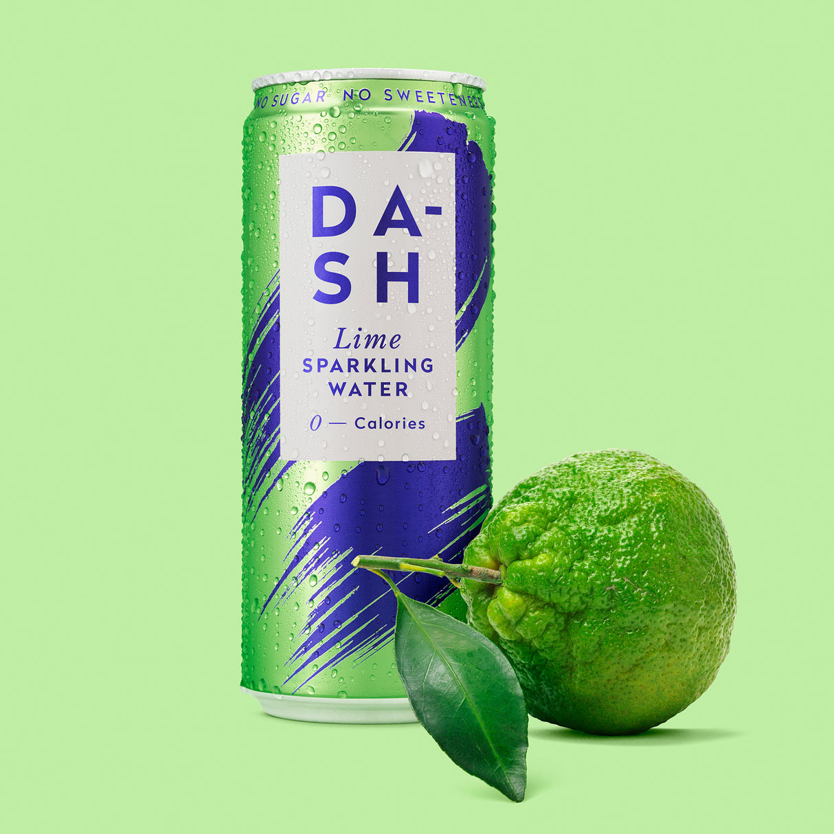 DASH SPARKLING LIME CANS (330ml) x 12