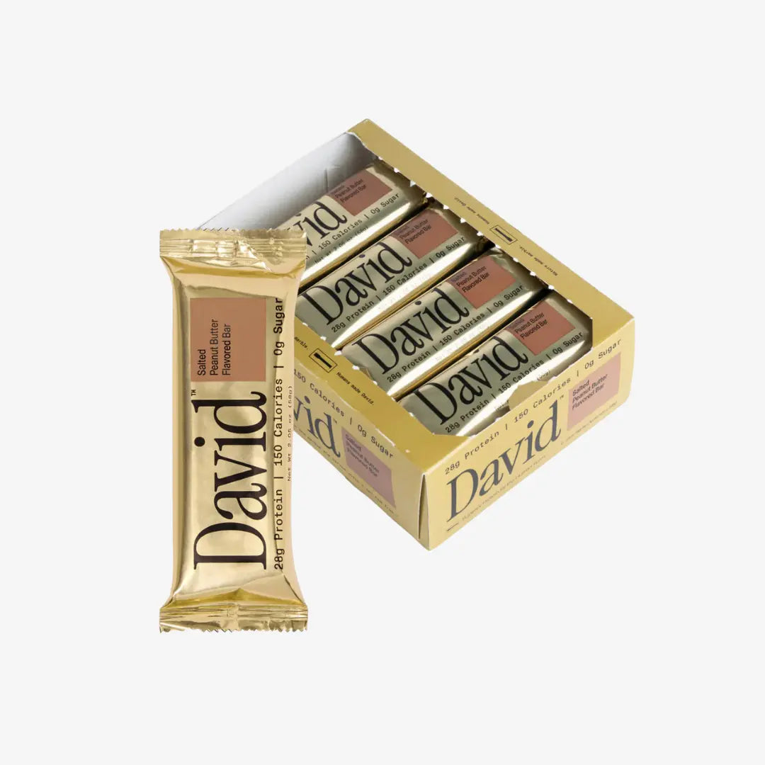 DAVID’S SALTED PEANUT BUTTER BAR (28g) x 12