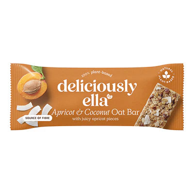 DELICIOUSLY ELLA APRICOT AND COCONUT OAT BARS (50g) x 16