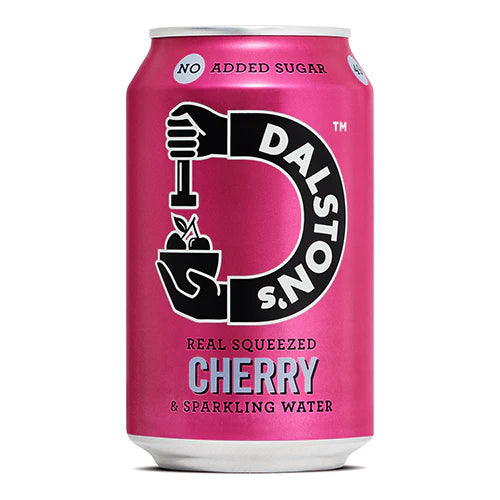 DALSTON'S REAL SQUEEZED CHERRY SODA CANS (330ml) x 24