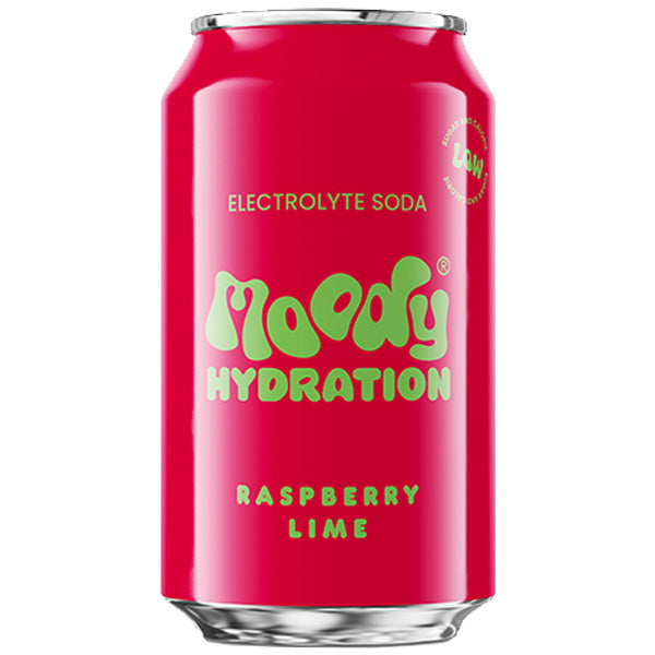 MOODY HYDRATION RASPBERRY LIME (330ml) x 12