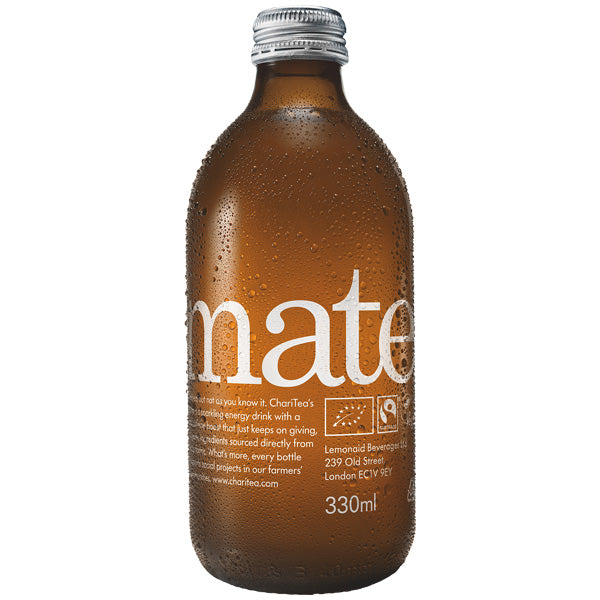 CHARITEA - SPARKLING MATE TEA WITH LEMON & ORANGE (330ml) x 12