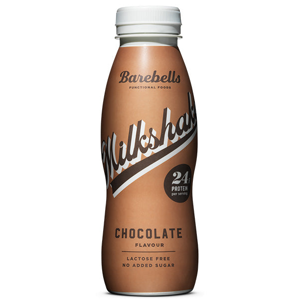 BAREBELLS PROTEIN CHOCOLATE MILKSHAKE (330ml) x 8