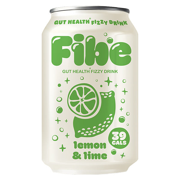 FIBE GUT HEALTH SODA LEMON & LIME (330ml) x 12