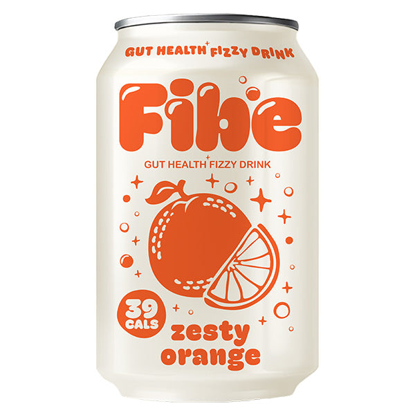 FIBE GUT HEALTH SODA ZESTY ORANGE (330ml) x 12