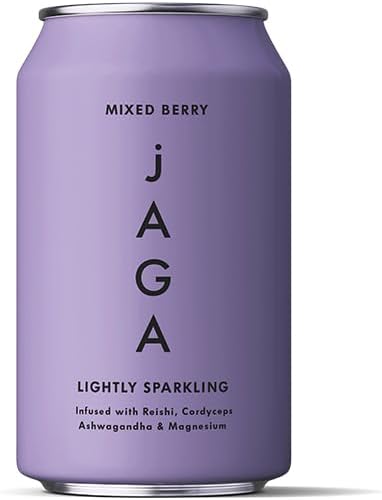 JAGA LIGHTLY SPARKLING MUSHROOM DRINKS MIXED BERRY (330ml) x 8