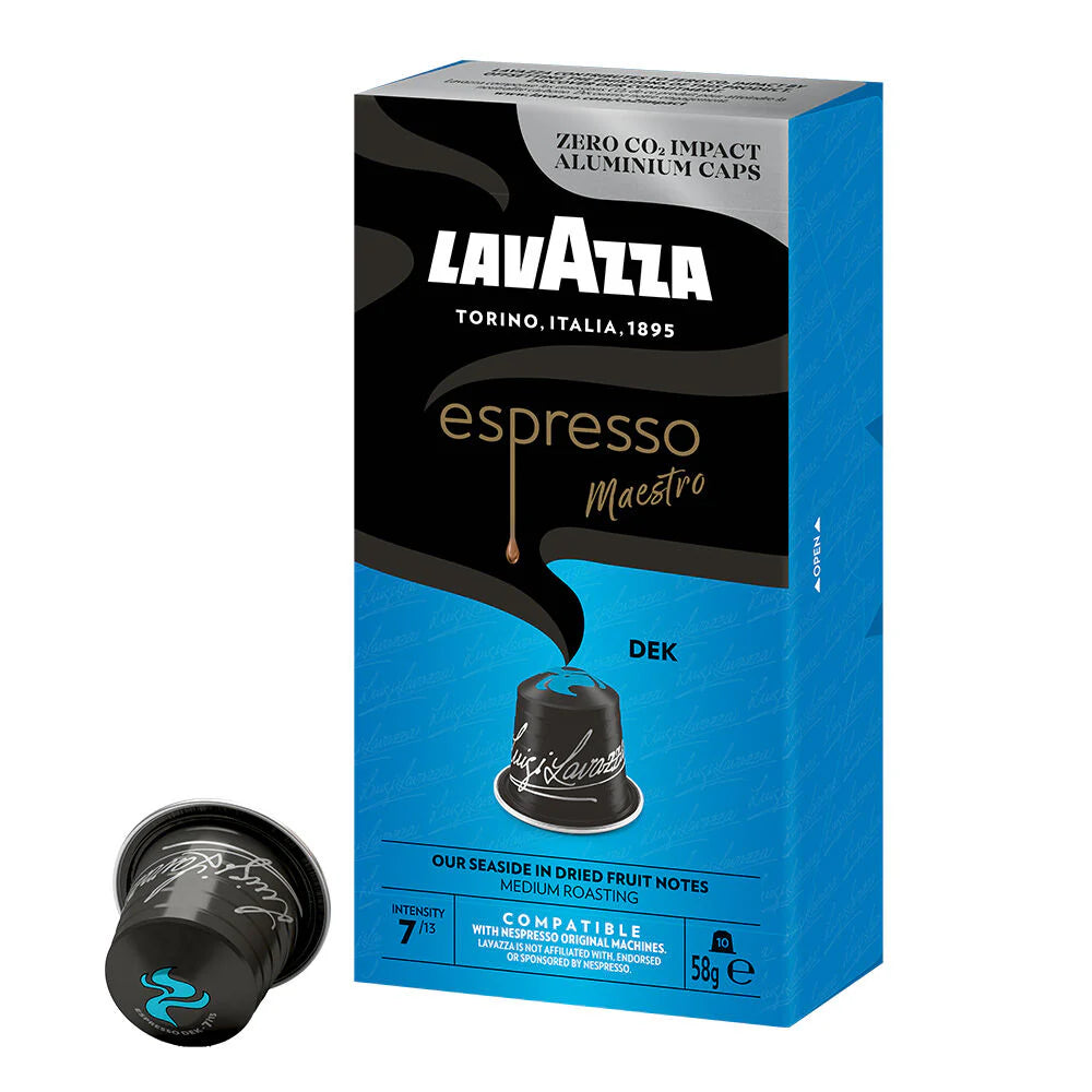 NESPRESSO LAVAZZA ESPRESSO MAESTRO DEK DECAF (10 Capsules) x 10