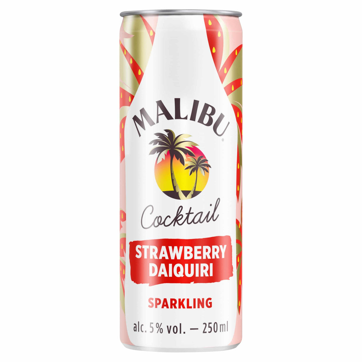 MALIBU STRAWBERRY DAIQUIRI COCKTAIL CANS (250ml) x 12