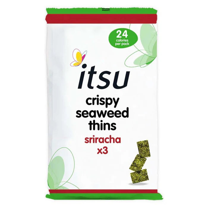 ITSU SRIRACHA CRISPY SEAWEED THINS (3 Pack)