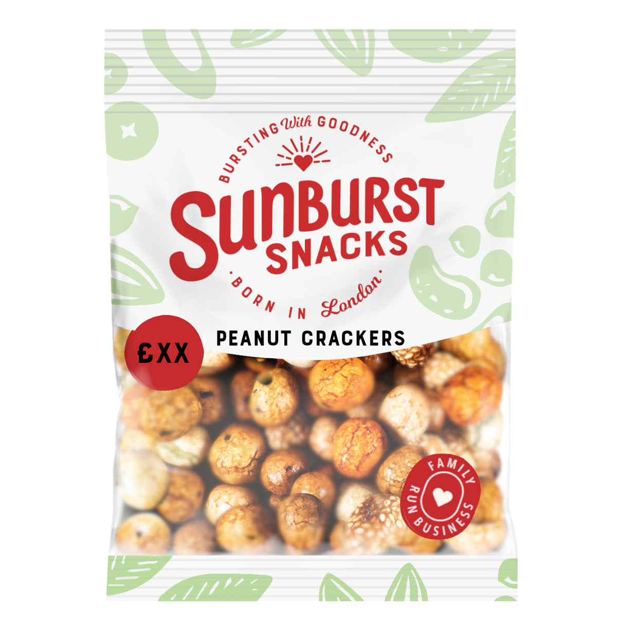 SUNBURST PEANUT CRACKERS (50g) x 14