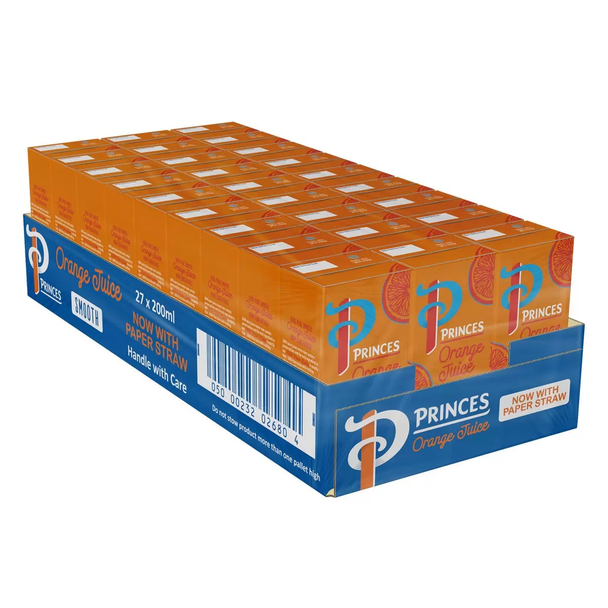 PRINCES ORANGE JUICE CARTONS (200ml) x 27