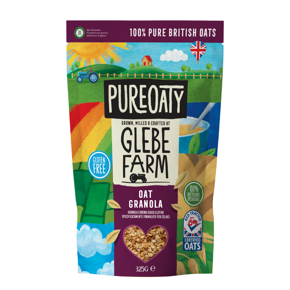 GLEBE FARM PUREOATY GLUTEN FREE OAT GRANOLA (325g)