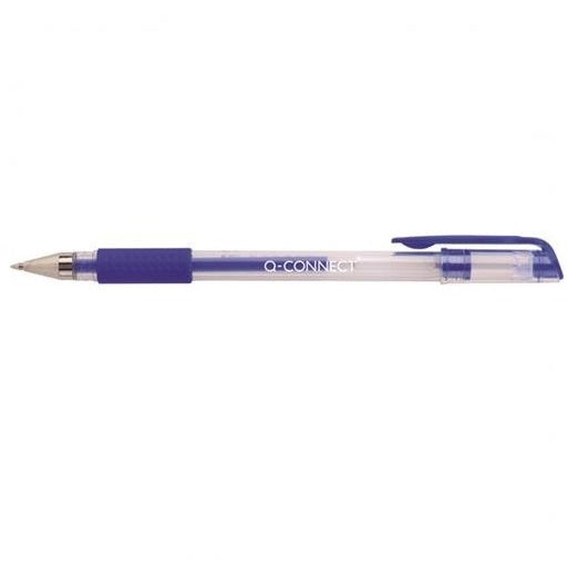 Q-CONNECT GEL ROLLERBALL PEN MEDIUM BLUE (Pack of 10)