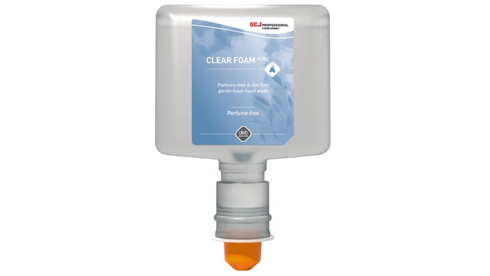 SCJ UNSCENTED CLEAR FOAM HAND CLEANER - 1.2 Litre (TF) CARTRIDGE