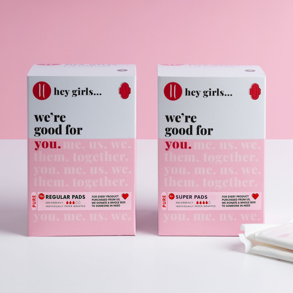 HEY GIRLS SUPER PADS (Pack Of 8)