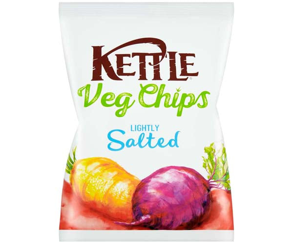 KETTLE VEGETABLE CHIPS LIGHTLY SALTED (40G) X 18