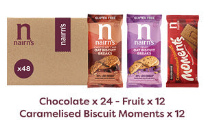 NAIRNS GF BISCUIT BREAK & MOMENTS 48X(36X30G&12X21G)