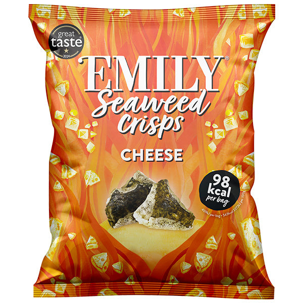 EMILY - SEAWEED CRISPS - CHEESE (18g) x 12