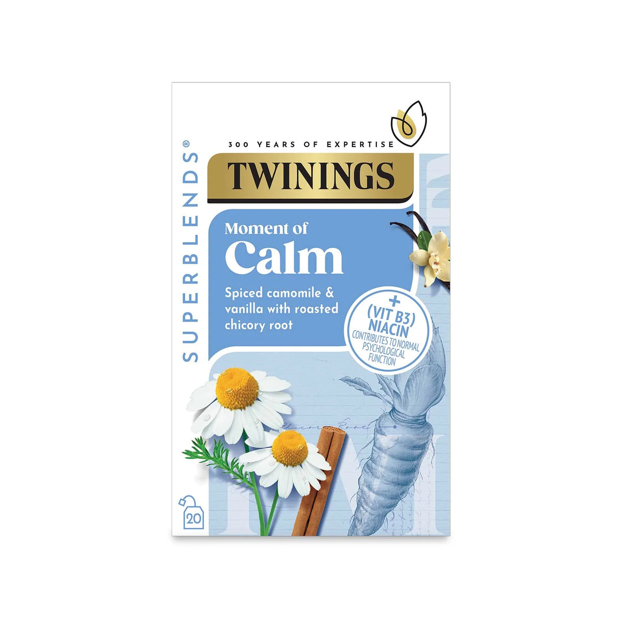 TWINING'S SUPERBLEND CALM TEA BAGS x 20