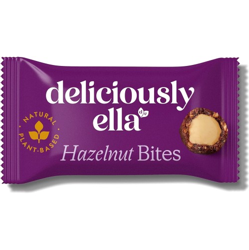 DELICIOUSLY ELLA HAZELNUT NUT BUTTER BITES (36g) x 12