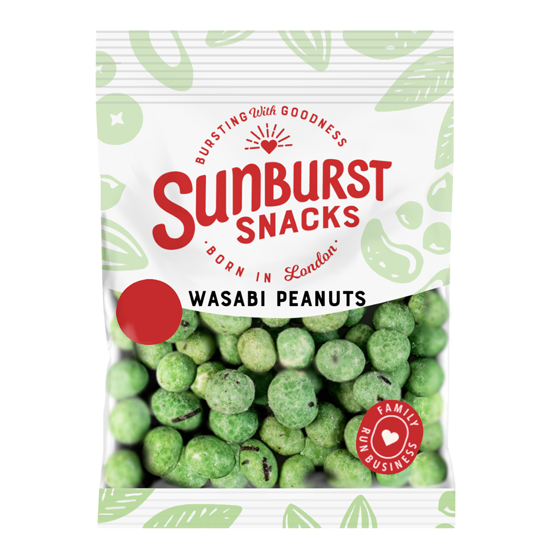 SUNBURST WASABI PEANUTS (50g) x 14
