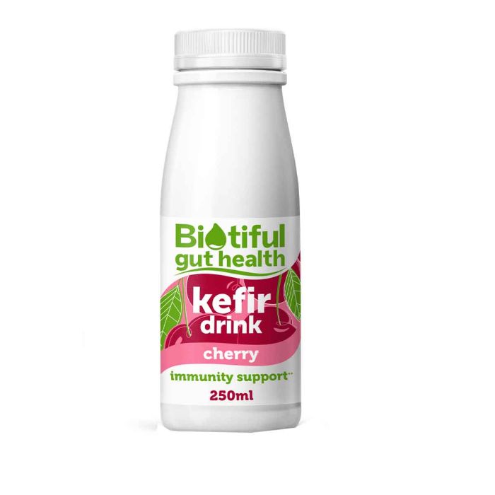 BIOTIFUL GUT HEALTH MORELLO CHERRY KEFIR (250ml) x 6