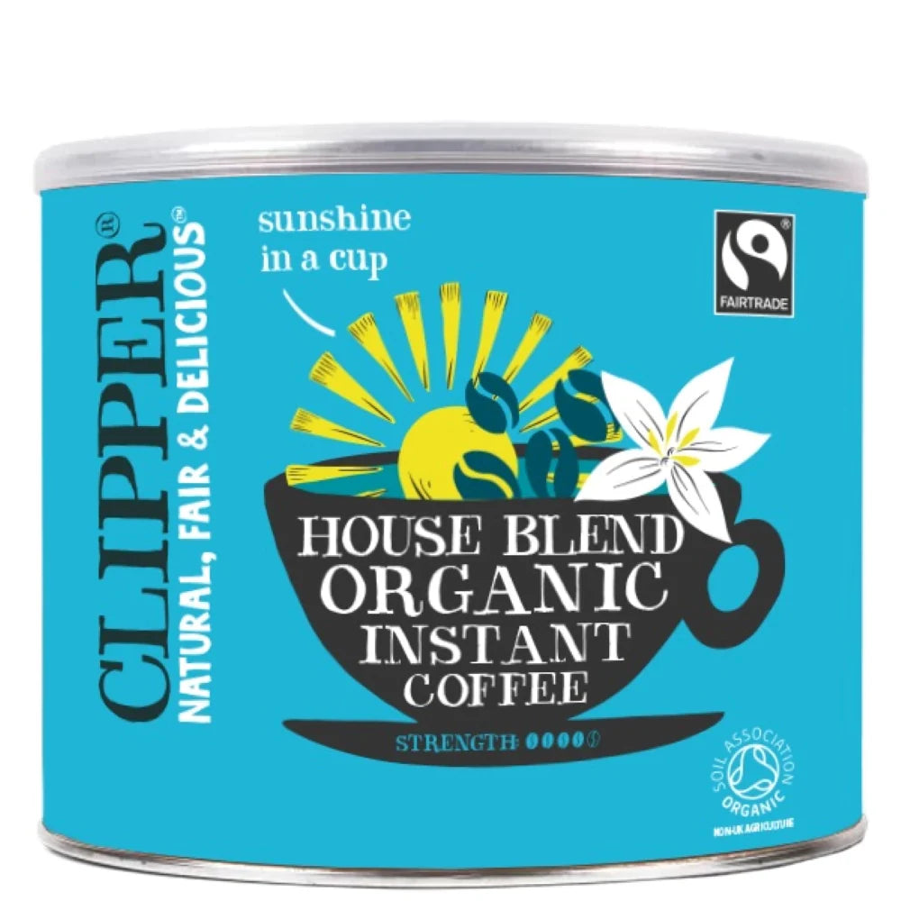 CLIPPER FAIRTRADE MEDIUM ROAST ORGANIC ARABICA COFFEE (500g)