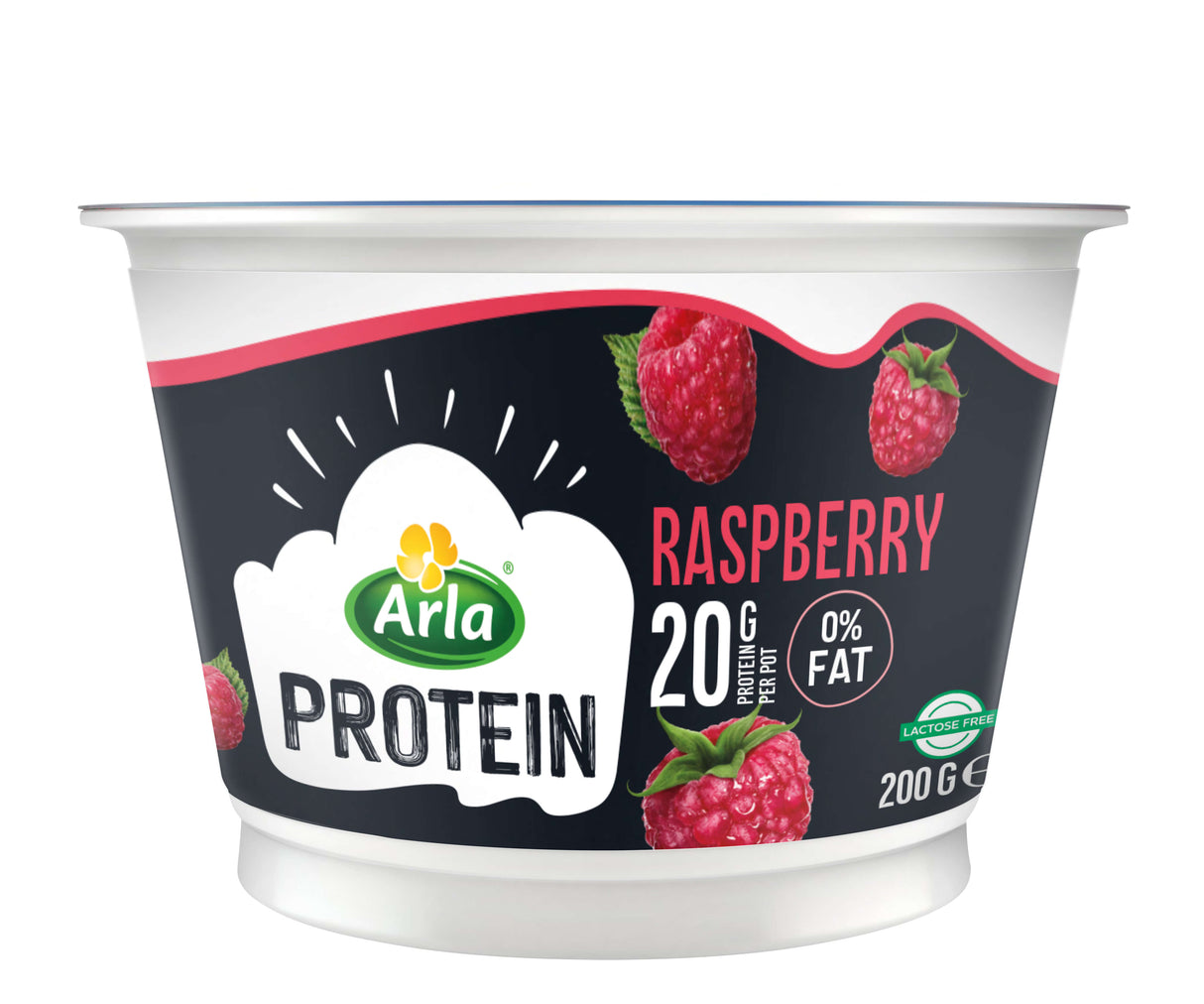 ARLA PROTEIN LOW FAT RASPBERRY YOGHURT (200g)