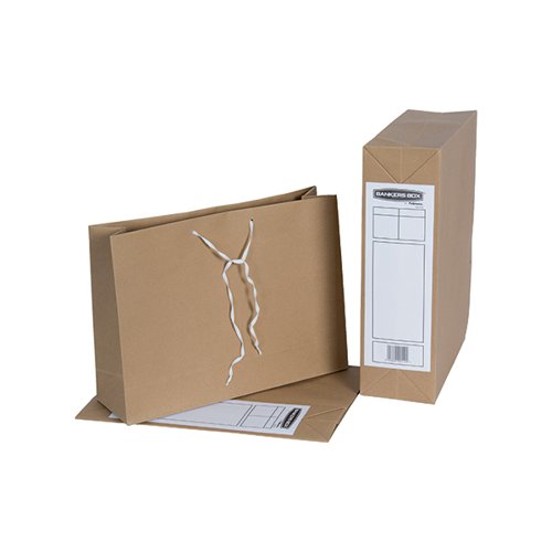 BANKERS BOX STORAGE BAG MANILLA BUFF (PACK OF 25) 0011001
