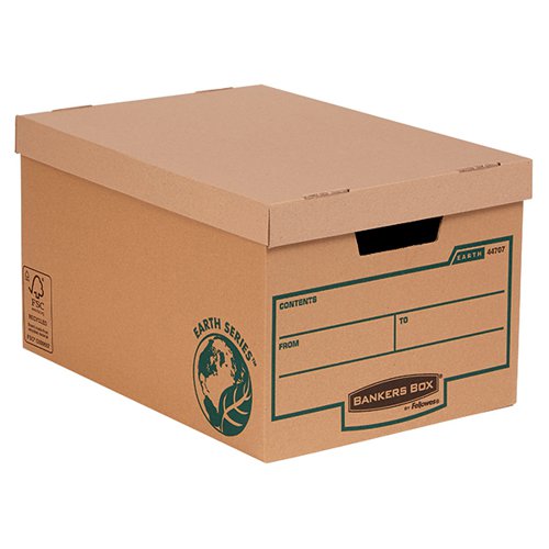 FELLOWES EARTH SERIES STORAGE BOX LARGE (PACK OF 10) 4470701