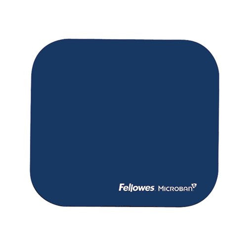 FELLOWES MOUSEPAD WITH MICROBAN ANTIBACTERIAL PROTECTION BLU