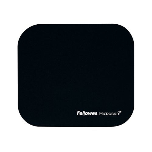 FELLOWES MICROBAN ANTIBACTERIAL MOUSE MAT BLACK 5933905
