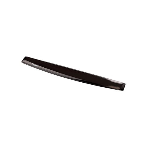 FELLOWES CRYSTAL GEL KEYBOARD WRIST SUPPORT BLACK 9112201