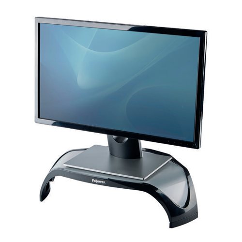 FELLOWES SMART SUITES MONITOR RISER BLACK/SILVER 8020101